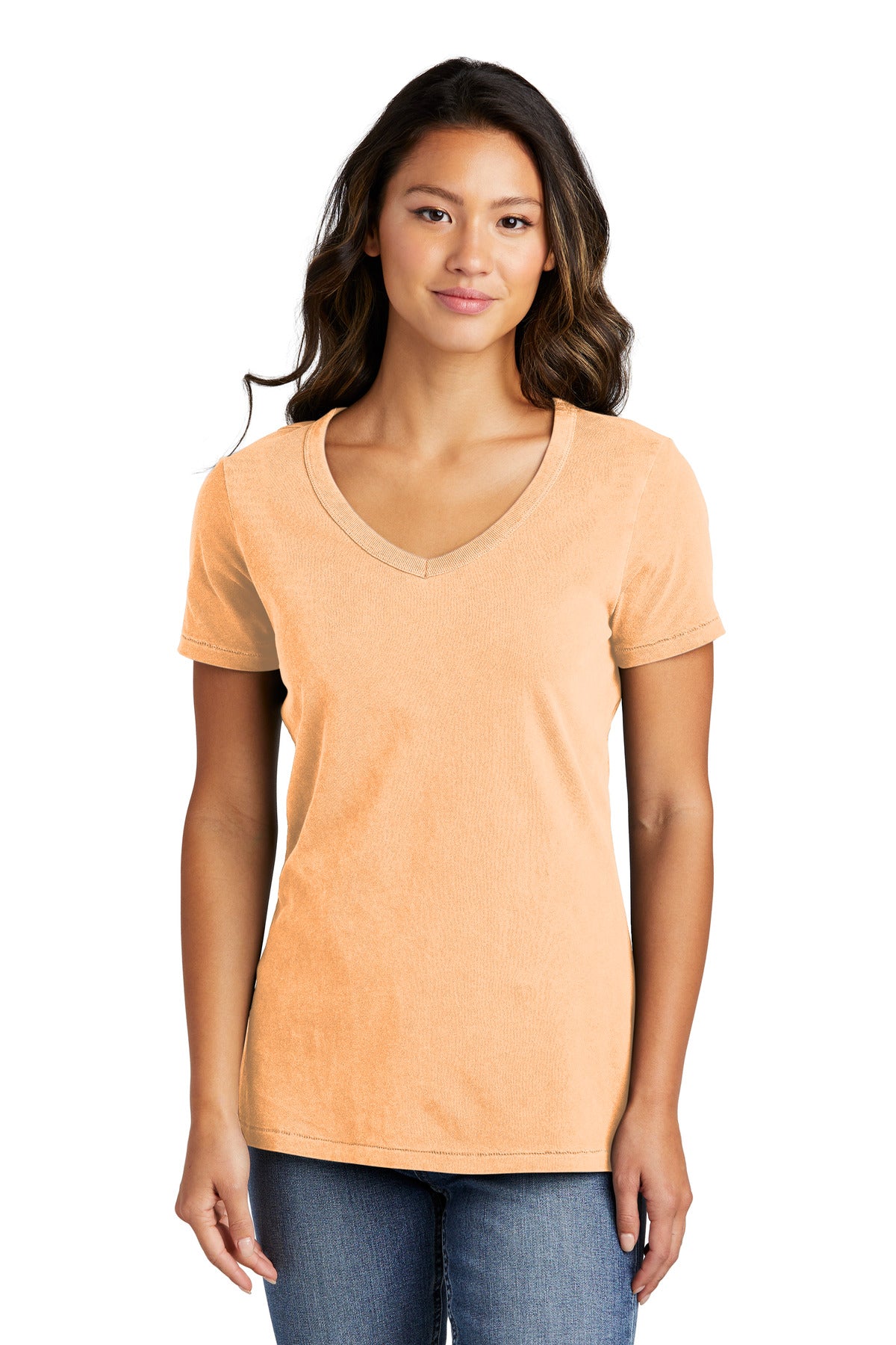 Port & Company ®  Women's Beach Wash ®  Garment-Dyed V-Neck Tee LPC099V