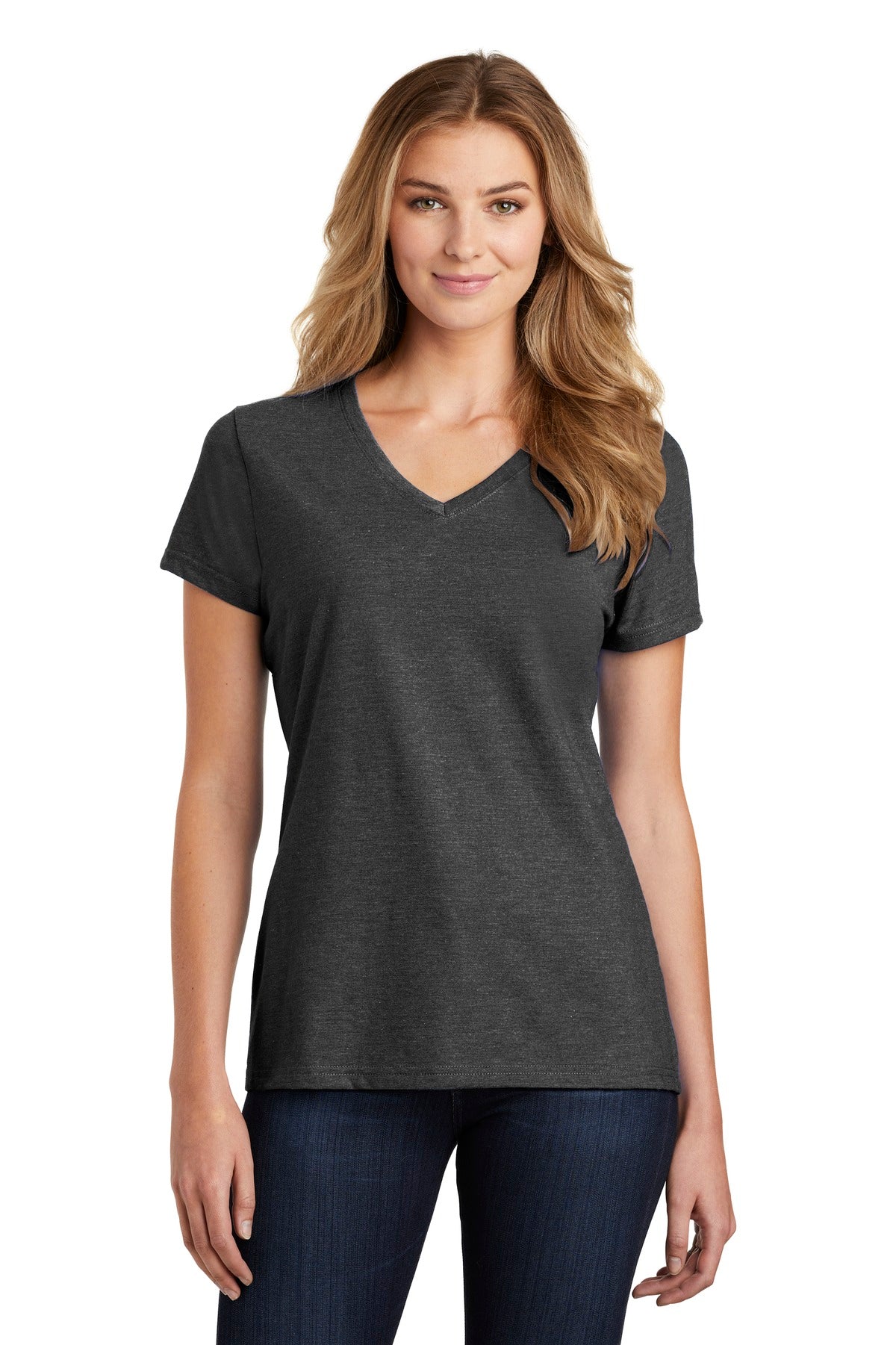 Port & Company  ®  Women's Fan Favorite  ™  Blend V-Neck Tee. LPC455V