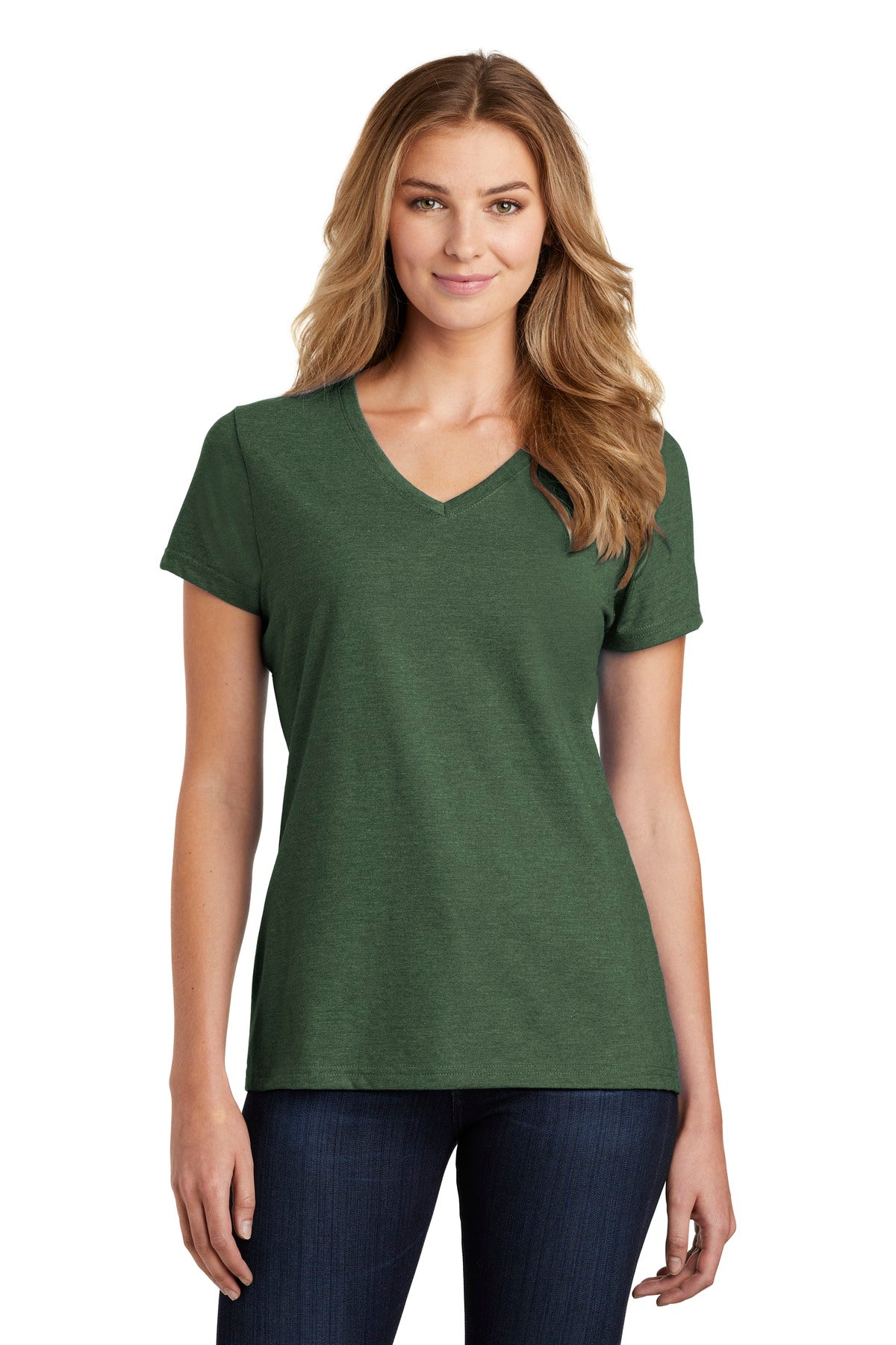 Port & Company  ®  Women's Fan Favorite  ™  Blend V-Neck Tee. LPC455V