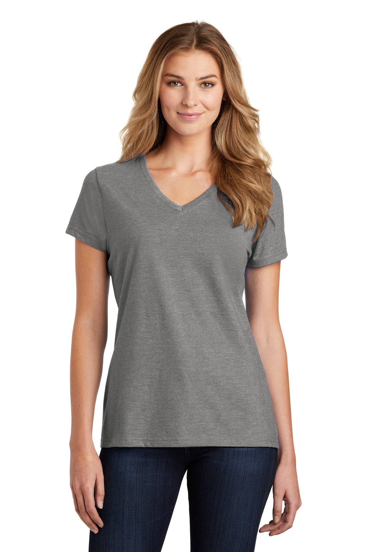 Port & Company  ®  Women's Fan Favorite  ™  Blend V-Neck Tee. LPC455V