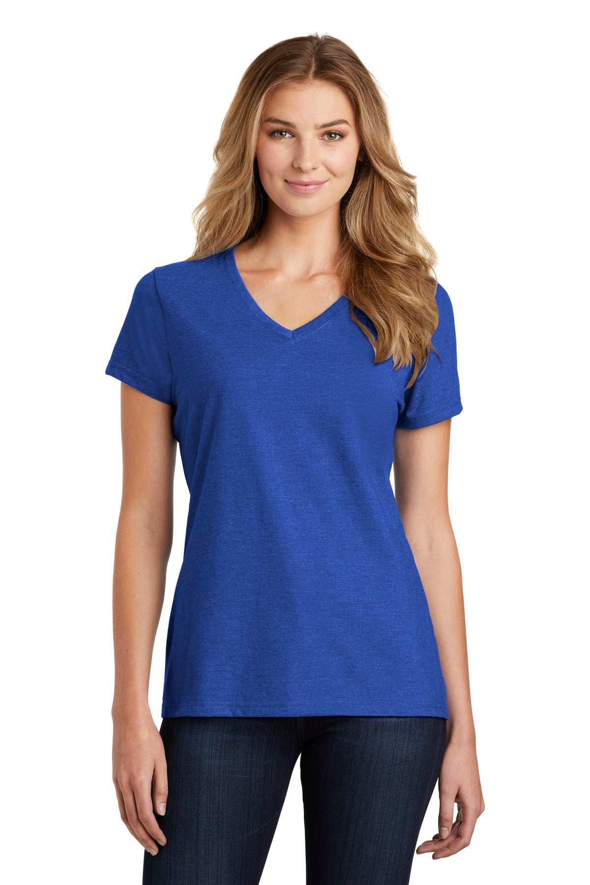Port & Company  ®  Women's Fan Favorite  ™  Blend V-Neck Tee. LPC455V