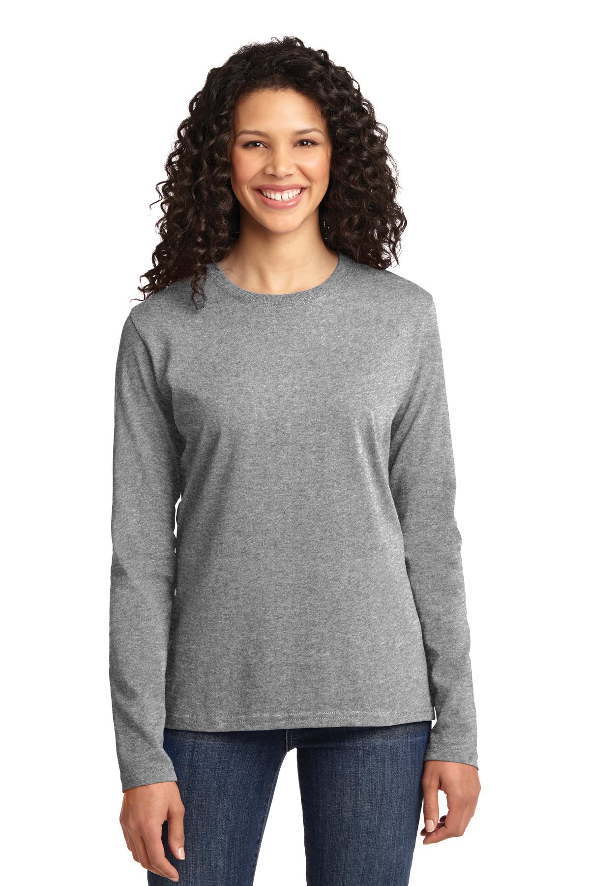 Port & Company ®  Women's Long Sleeve Core Cotton Tee. LPC54LS