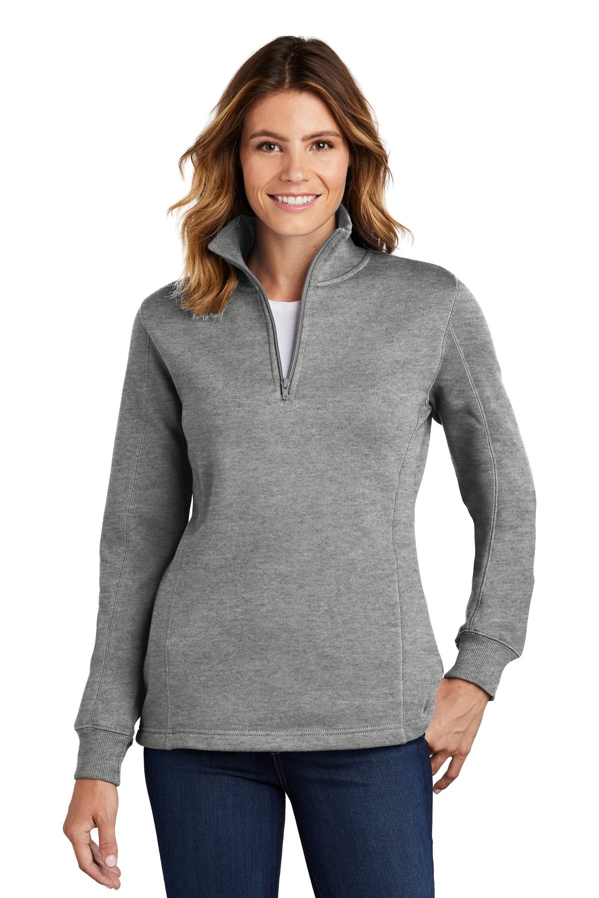 Sport-Tek ®  Women's 1/4-Zip Sweatshirt. LST253