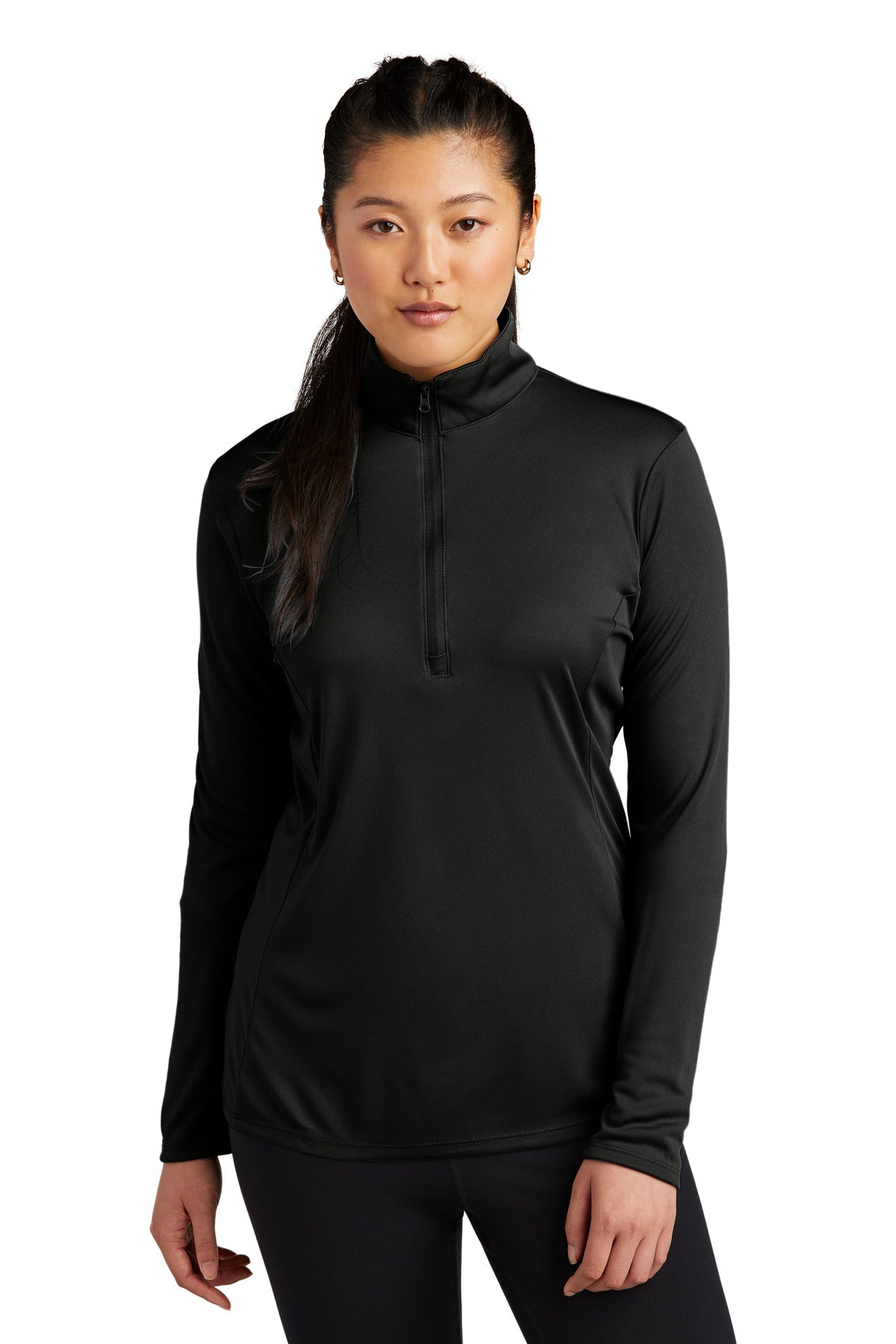 Sport-Tek ®  Women's PosiCharge ®  Competitor ™  1/4-Zip Pullover. LST357
