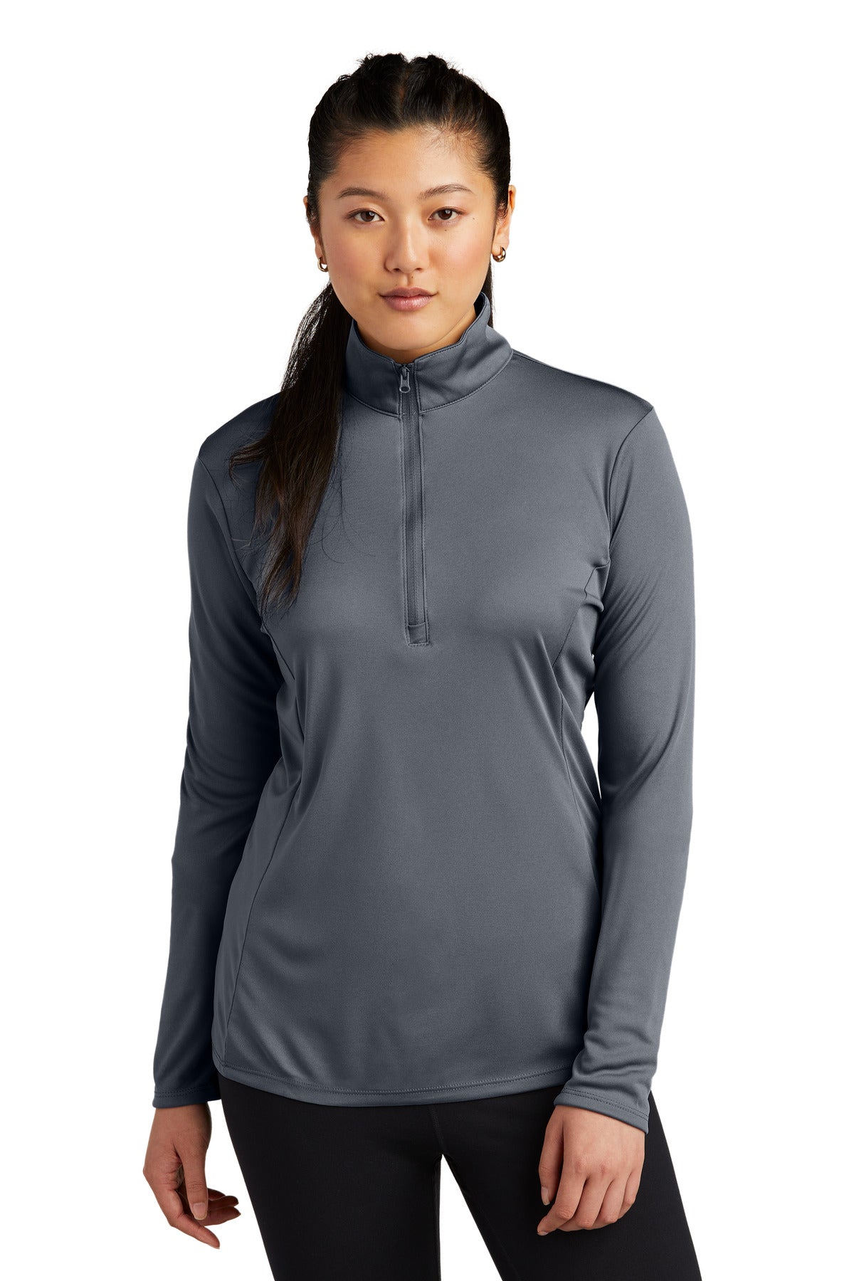 Sport-Tek ®  Women's PosiCharge ®  Competitor ™  1/4-Zip Pullover. LST357