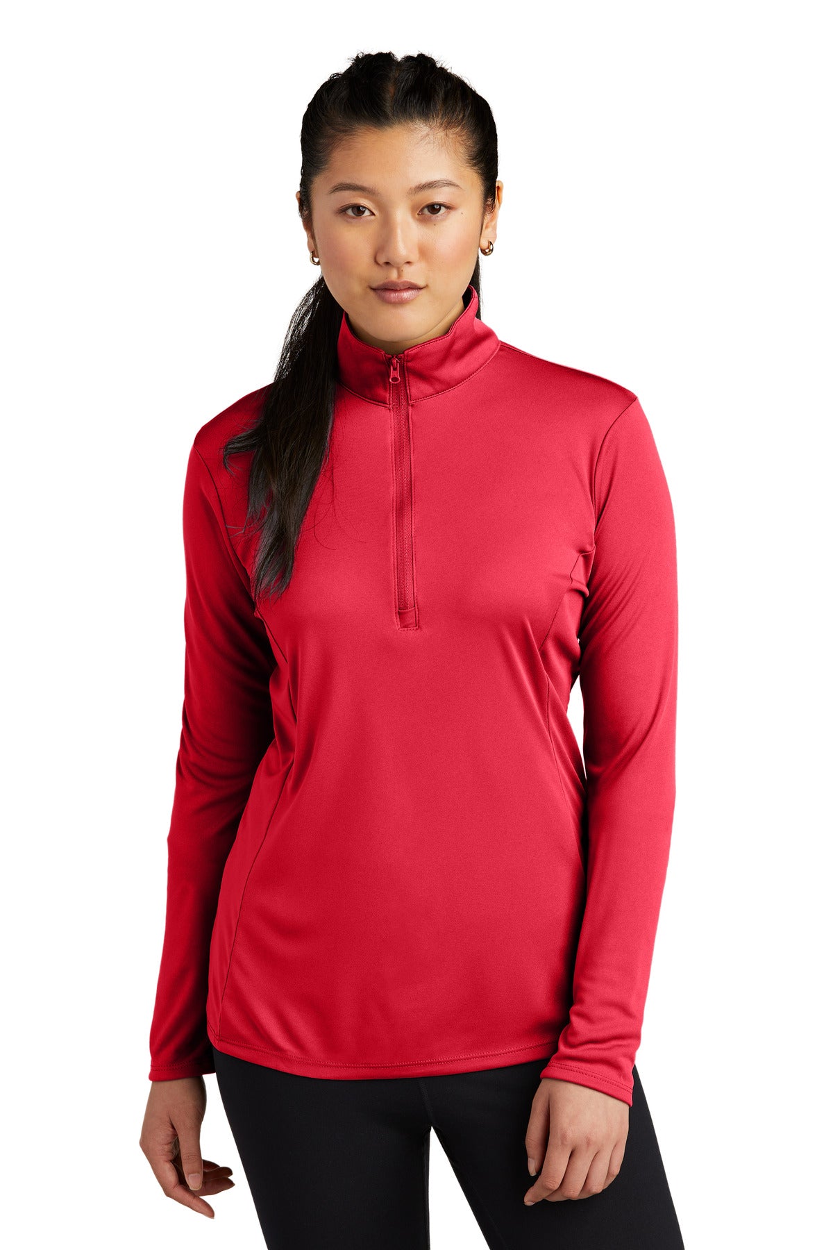 Sport-Tek ®  Women's PosiCharge ®  Competitor ™  1/4-Zip Pullover. LST357