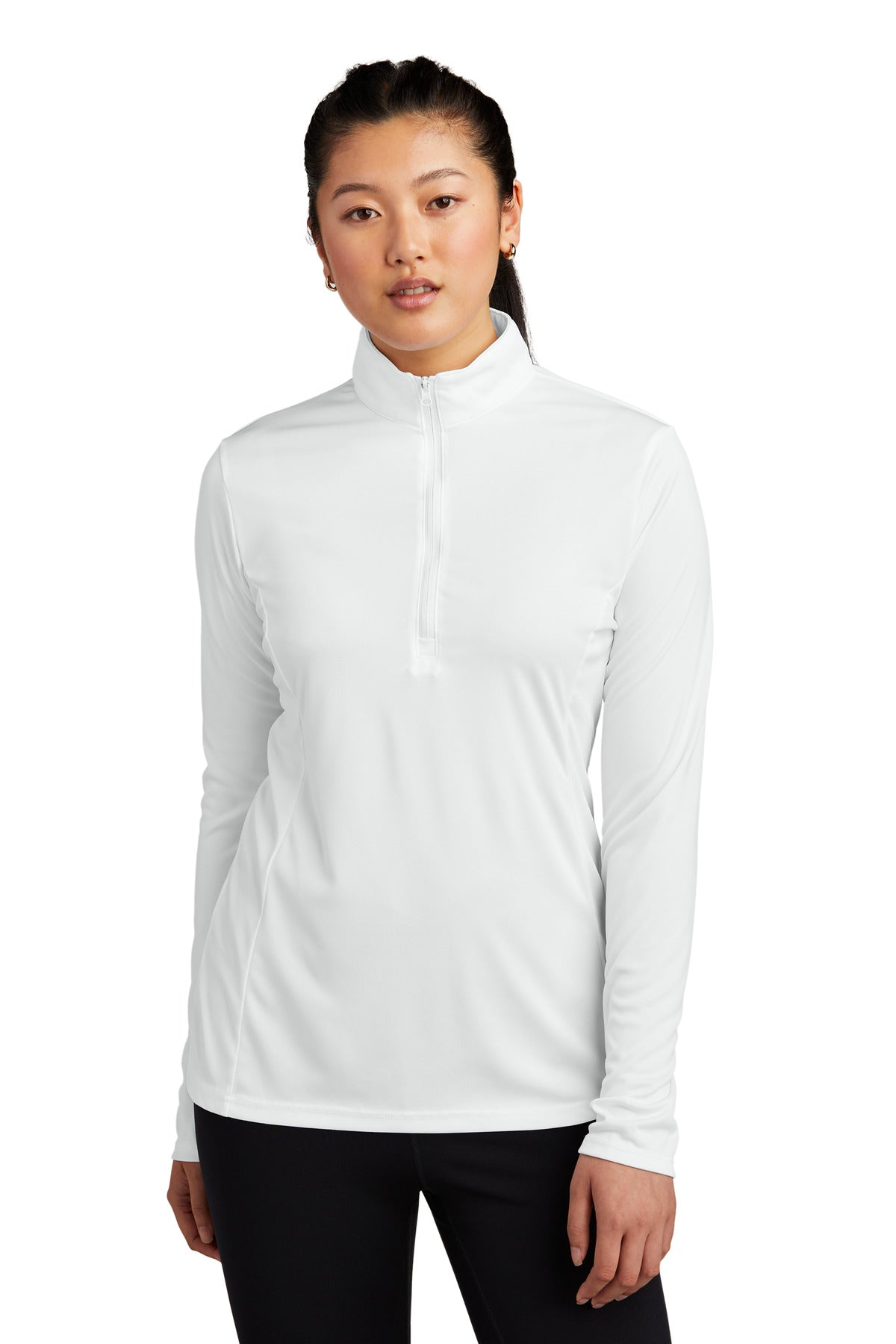 Sport-Tek ®  Women's PosiCharge ®  Competitor ™  1/4-Zip Pullover. LST357