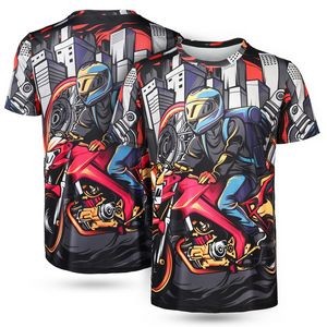 Unisex Custom Full Color Dye Sublimation Short Sleeve T-shirt